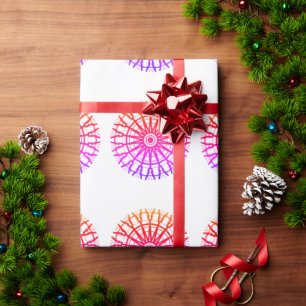 MODERN ROSE PINK COLOR WRAPPING PAPER