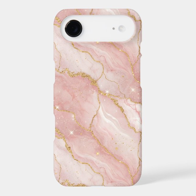 Modern Rose Quartz Marble Gold (Back)