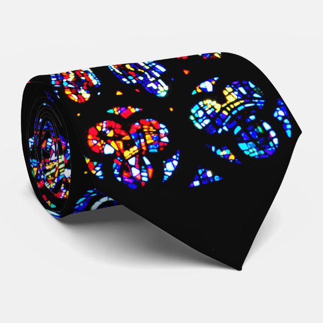 Modern Rose Window Tie (Rolled)