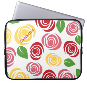 Modern Roses Custom Laptop Bag