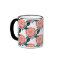 Modern Roses Mug Stained Glass Watercolor Floral