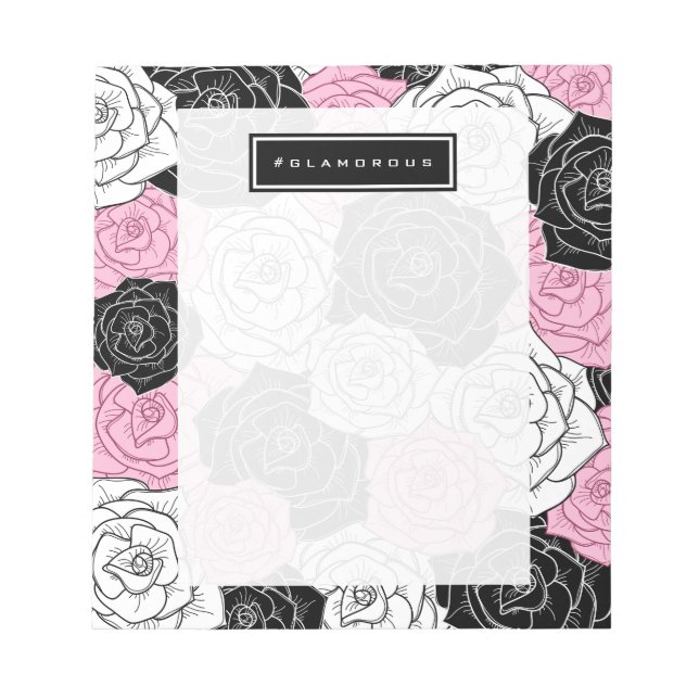 Modern roses notepad (Front)