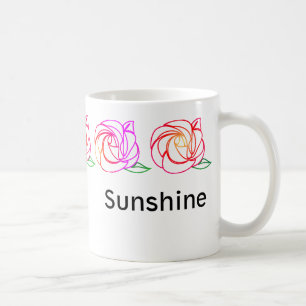 Modern Roses Personalised Mug