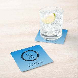 Modern Round Business Promotional Square Paper Coaster