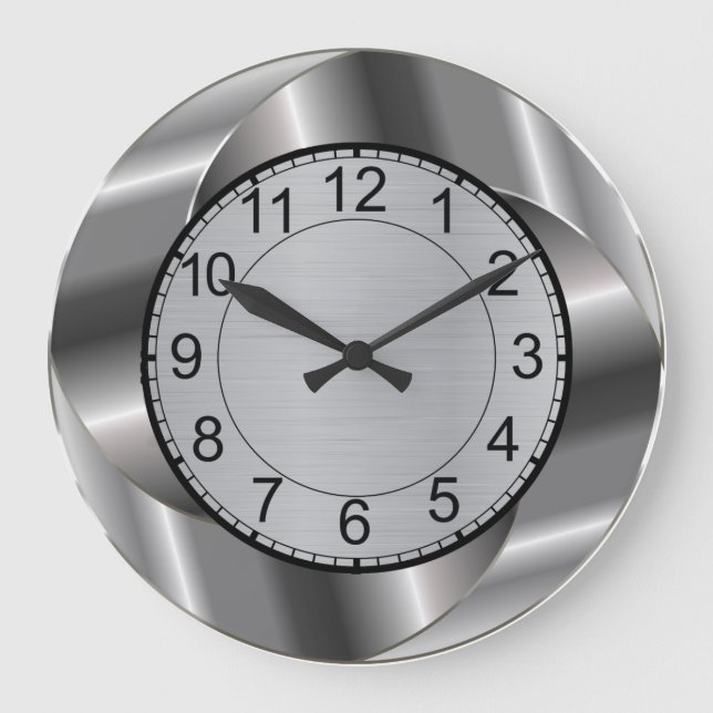 Modern round wall clock (Front)
