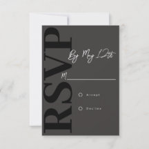 Modern RSVP Card