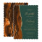 Modern Rust Emerald Green Agate Wedding
