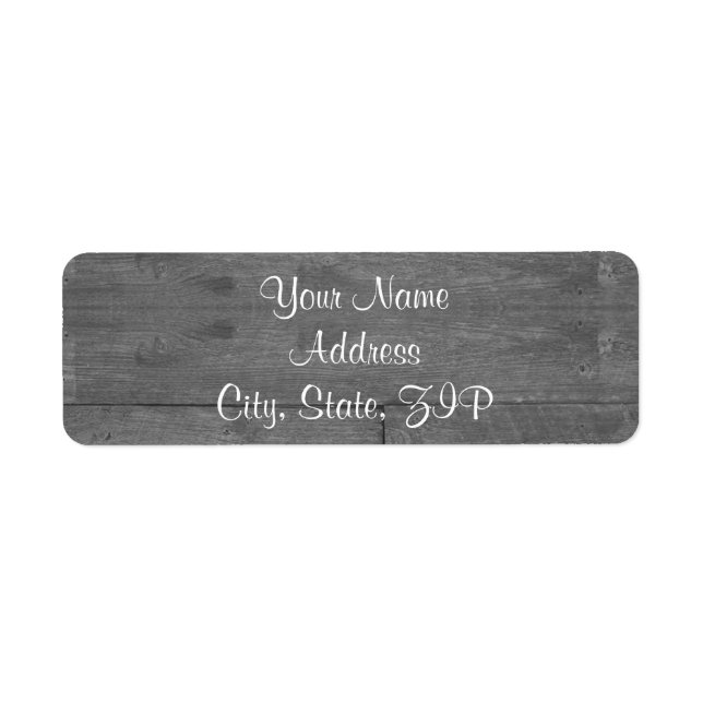 Modern Rustic Barn Wood Anniversary (Front)