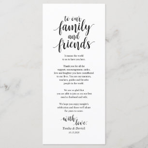 Modern Rustic, Black Place Setting Thank You Cards