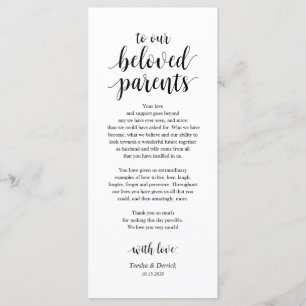 Modern Rustic, Black Place Setting Thank You Cards