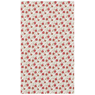 modern rustic Christmas flowers Tablecloth