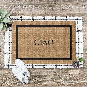 Modern Rustic Ciao Doormat