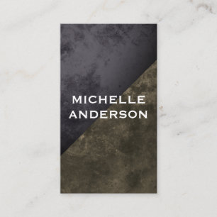 Modern Rustic Colour Blocks Business Card