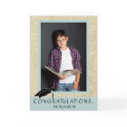 Modern Rustic Congratulations Graduation Photo