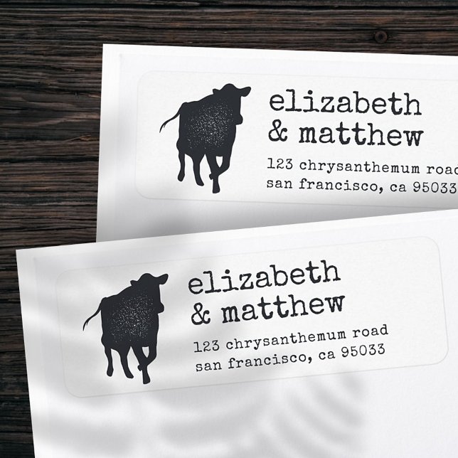 Modern Rustic Country Farmhouse Wedding Address (Creator Uploaded)