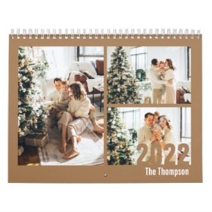 Modern Rustic Custom Create your own Photo Calendar