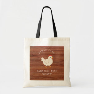 Modern Rustic Farmhouse Business Tote Bag