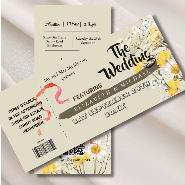 Modern Rustic Festival Wedfest Wedding  (Creator Uploaded)