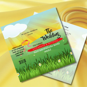 Modern Rustic Festival Wedfest Wedding Invitation