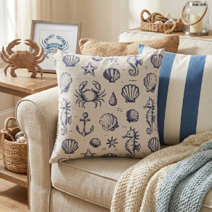 Modern Rustic Nautical Cushion