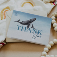Modern Rustic Ocean Folded Baby Shower