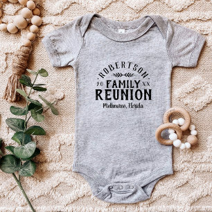 Modern Rustic Personalised Family Reunion Tee