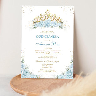 Modern Rustic Quinceanera Invitation