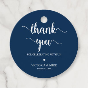 Modern Rustic, Wedding Thank you Gifts,  Favour Tags