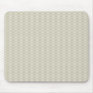 Modern Sage Green Geometric Pattern Mouse Pad