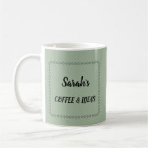 Modern Sage Green Personalised