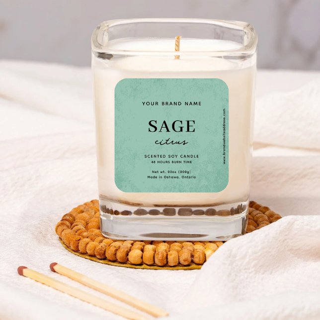 Modern Sage Green Rustic Label (Creator Uploaded)