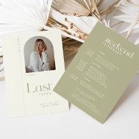 Modern Sage "Last Fling" Bachelorette Photo