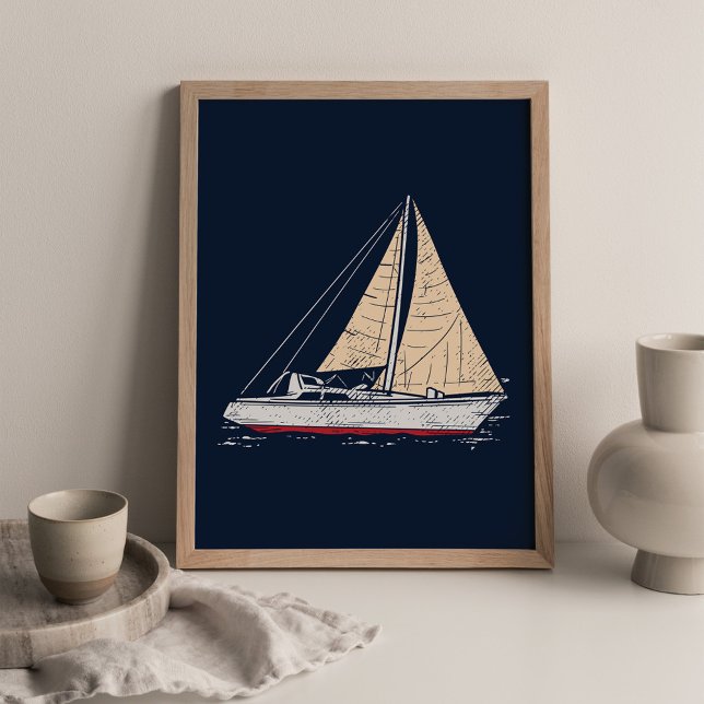Modern Sailboat Nursery Decor (Creator Uploaded)