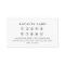 Modern, Salon,  10 - Loyalty Card