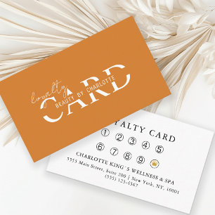 Modern, Salon, 10 - Loyalty Card