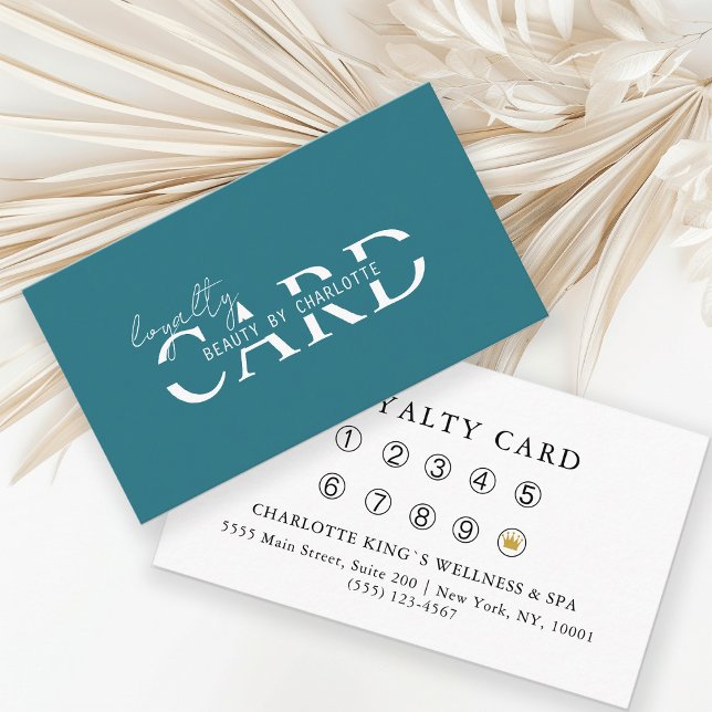 Modern, Salon,  10 - Loyalty Card (Creator Uploaded)