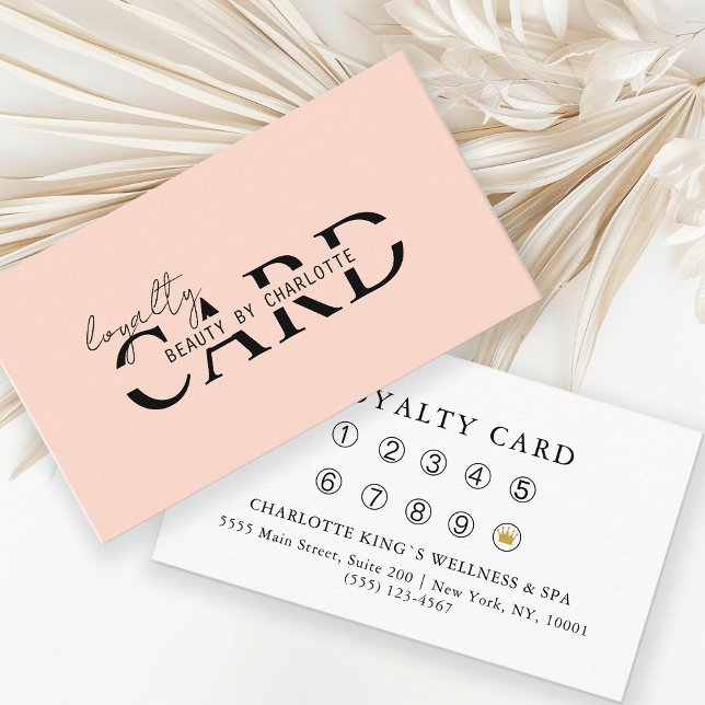 Modern, Salon,  10 - Loyalty Card (Creator Uploaded)