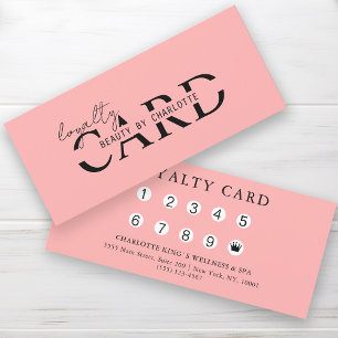 Modern, Salon,  10 - Loyalty Card