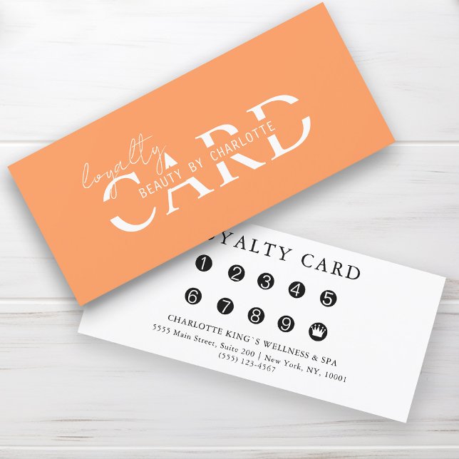 Modern, Salon,  10 - Loyalty Card (Creator Uploaded)