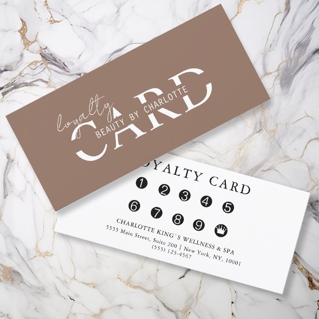 Modern, Salon,  10 - Loyalty Card (Creator Uploaded)