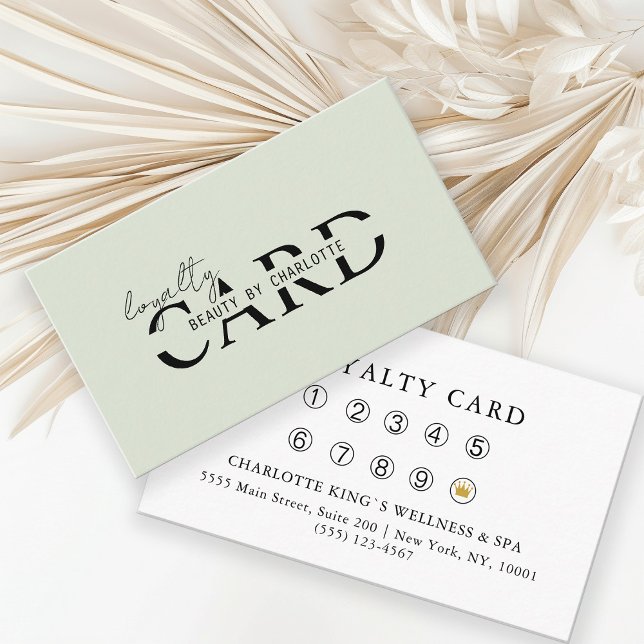Modern, Salon,  10 - Loyalty Card (Creator Uploaded)
