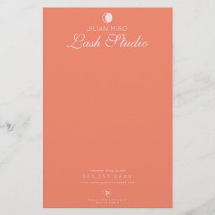 Modern Salon Beauty Eyelash Studio   Stationery