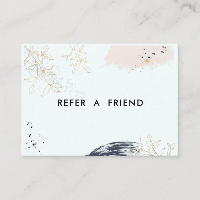 Modern Salon Discount Card Rabattkarte (Front)