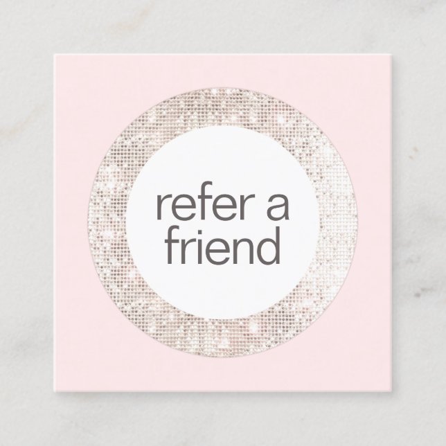 Modern Salon Spa Customer Referral (Front)