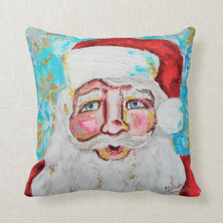 Modern Santa 16" x 16" Cushion