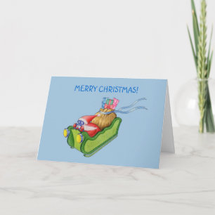 Modern Santa Card