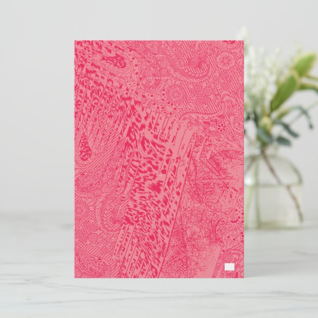 Modern Save the Date Card | 5x7 Flat Invite (Standing Front)
