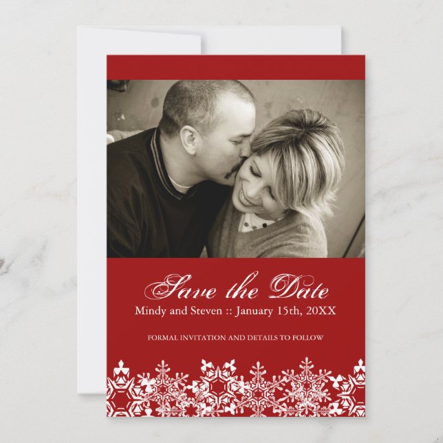 MODERN SAVE THE DATE PHOTO CARDS (Front)