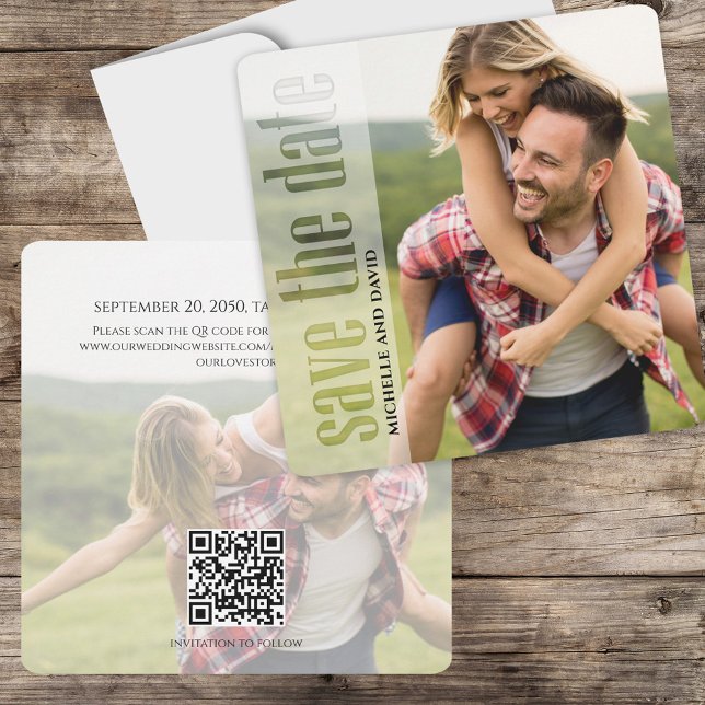 Modern Save the Date Photo Custom (Creator Uploaded)