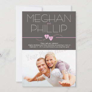 Modern Save the Date with Photo